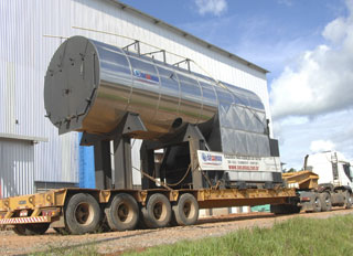 Acre feed mill nears completion with the delivery of boiler