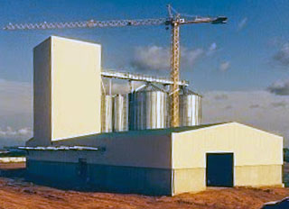 Former VP's feed mill nears completion
