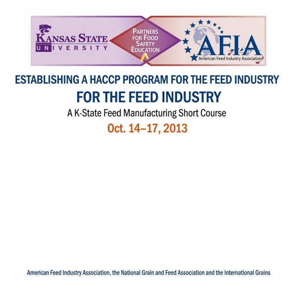 Establishing a HACCP Program for the Feed Industry