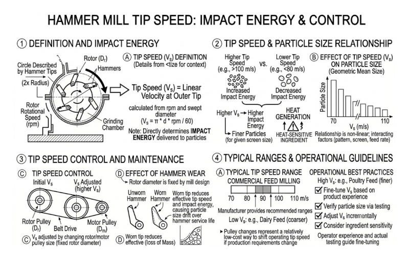 Hammer Mill Tip Speed