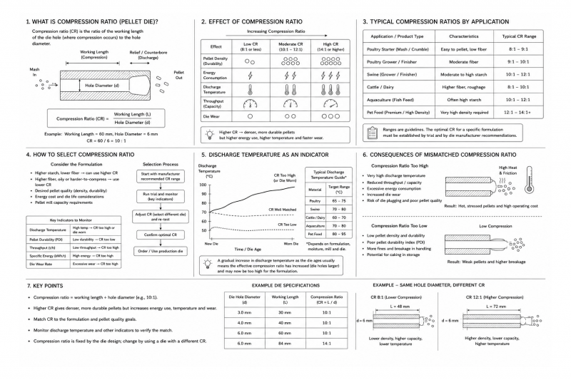 Compression Ratio (Pellet Die)