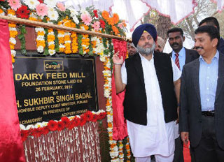 Cargill breaks ground at Bathinda, Punjab greenfield dairy feed mill