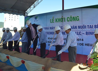 De Heus Vietnam starts the construction in Binh Dinh of its 6th Animal Feed factory