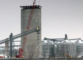 Construction progresses on Sinclair Elevator’s new feed mill